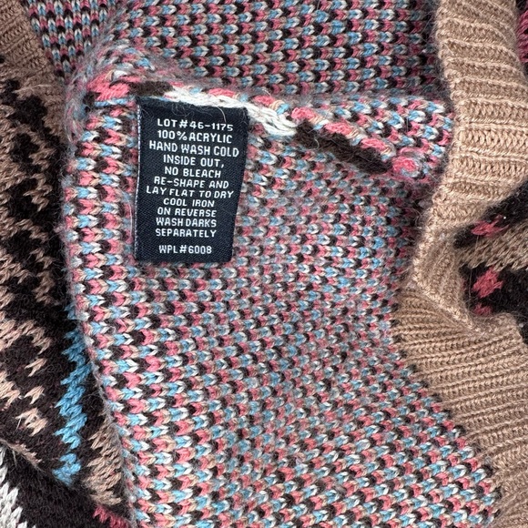 Rock & Roll Cowgirl Aztec Print Sweater XL - Picture 6 of 6